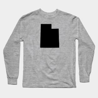 Black Utah Long Sleeve T-Shirt